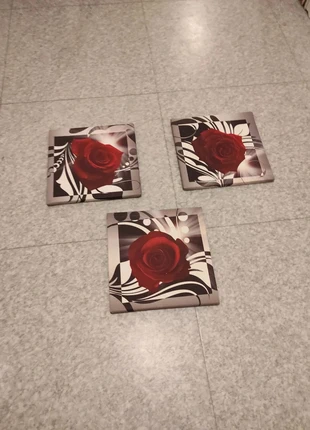 3 cadres rose rouge, estado: Bueno, 1,50 €, 2,28 € Protección al comprador incluida
