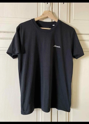 T shirt noir brodé amour, marca: rufus, estado: Novo sem etiquetas, tamanho: S, €13.00, €14.35 inclui Proteção do Comprador