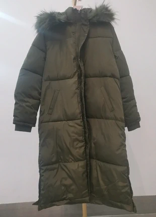 Manteau long kaki avec capuche à fausse fourrure Neuf, marke: Macmax, zustand: Neu, mit Etikett, größe: L / 40 / 12, 40,00 €, 42,70 € inklusive Vinted-Käuferschutz