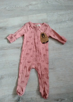 Tenue bébé combinaison neuve 61cm coton organique, brand: RABBIT+BEAR, condizioni: Nuovo con cartellino, taglia: 3-6 mesi / 62 cm, €6.00, €7.00 include la Protezione acquisti