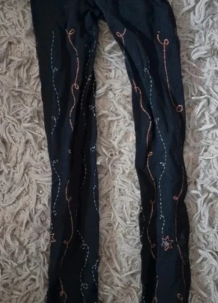 Collant noir à motifs style noël 5-6ans, état: Très bon état, taille: 5 ans / 110 cm, 2,00 €, 2,80 € Protection acheteurs incluse