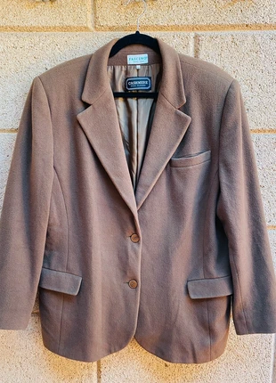 Cashmere camel blazer, marke: Vintage Dressing, zustand: Sehr gut, größe: M / 38 / 10, 45,00 €, 47,95 € inklusive Vinted-Käuferschutz