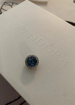 Charm Pandora Authentique - zirconium Bleu, Strass & Cœurs - Argent Sterling, brand: Pandora, condizioni: Ottime, €20.00, €21.70 include la Protezione acquisti