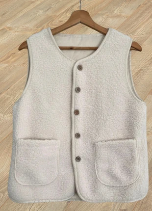 Veste gilet sans manches moumoute crème, brand: Tendance, condition: New without tags, size: M / 38 / 10, €30.00, €32.20 includes Buyer Protection