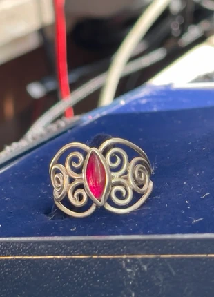 " chauci" Handmade silver sterling 925 ring with Zirconia, marque: Handgemaakt, état: Neuf avec étiquette, taille: 16,5 mm, 62,00 €, 65,80 € Protection acheteurs incluse