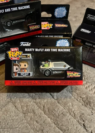 Funko Back to the Future Bitty Pop! Rides Marty McFly and Time Machine, brand: Funko Pop, condition: New with tags, size: S, £12.00, £13.26 includes Buyer Protection