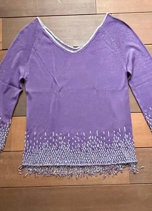 Pull en Soie Brodé de perles, marke: Caractère, zustand: Sehr gut, größe: S / 36 / 8, 49,00 €, 52,15 € inklusive Vinted-Käuferschutz