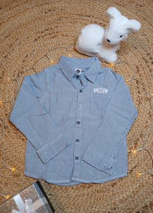 Chemise rayures enfant garçon gris 24 mois Z, marque: sans marque, état: Très bon état, taille: 18-24 mois / 86 cm, 1,00 €, 1,75 € Protection acheteurs incluse