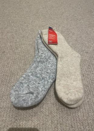 M&S 2 pack thermal socks, brand: M&S, condition: New with tags, size: S | 2-5.5, £5.00, £5.95 includes Buyer Protection