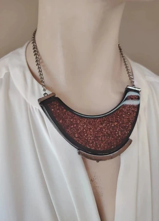 colar metálico, collier métallique, collar metálico, collana metallica, metallic necklace, marca: Local, estado: Muito bom, €5.00, €5.95 inclui Proteção do Comprador