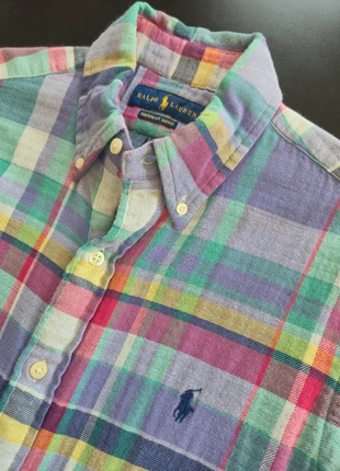 Ralph Lauren Madras Shirt, merk: Ralph Lauren, staat: Heel goed, maat: S, € 39,00, € 41,65 inclusief Kopersbescherming