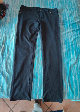 Pantalone blu skinny in cotone elastico, marque: Vintage Dressing, état: Très bon état, taille: L / 40 / 12, 5,00 €, 5,95 € Protection acheteurs incluse