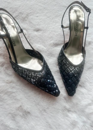 Escarpin femme sequin cuir, marque: boutique italienne, état: Neuf avec étiquette, taille: 35, 8,00 €, 9,10 € Protection acheteurs incluse