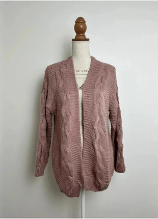 Gillet en maille vieux rose / rose claire, veste manches longues casual - Taille S (36), état: Très bon état, taille: S / 36 / 8, 14,00 €, 15,40 € Protection acheteurs incluse