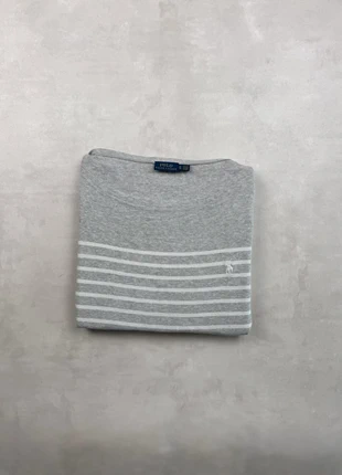 Ralph Lauren – Haut rayé gris à manches longues – Taille XL I SKU : 000233, marke: Ralph Lauren, zustand: Sehr gut, größe: XL / 42 / 14, 11,00 €, 12,25 € inklusive Vinted-Käuferschutz