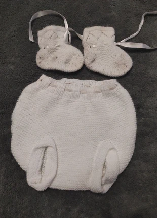 Culotte tricotée fait main, brand: Fait Main, condition: Very good, size: Newborns / 44 cm, €2.00, €2.80 includes Buyer Protection