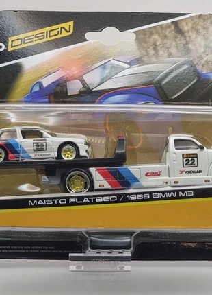 Maisto Design Transport – BMW M3 1988 & Flatbed Truck (1:64), marque: Maisto, état: Neuf avec étiquette, taille: Taille unique, 18,00 €, 19,60 € Protection acheteurs incluse