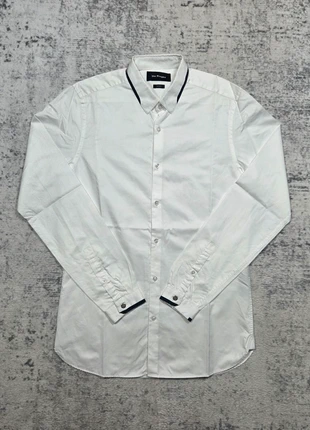 👔 Chemise The Kooples Blanche Fitted S Homme Élégante Contrastée, merk: The Kooples, staat: Heel goed, maat: S, € 29,99, € 32,19 inclusief Kopersbescherming Pro