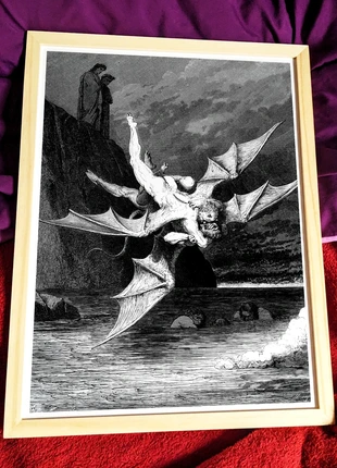 Affiche – Divine Comédie (Dante Alighieri) : Alichino et Calcabrina – Gustave Doré (1861), marque: Art, état: Neuf sans étiquette, 17,90 €, 19,50 € Protection acheteurs (Pro) incluse