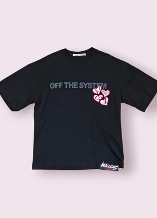 T-shirt Plus Eighteen – 100% coton – Patch brodé cœur – Neuf avec étiquettes – Noir – Taille XL, marca: Plus Eighteen, estado: Nuevo con etiquetas, tamaño: XL, 45,00 €, 47,95 € Protección al comprador incluida