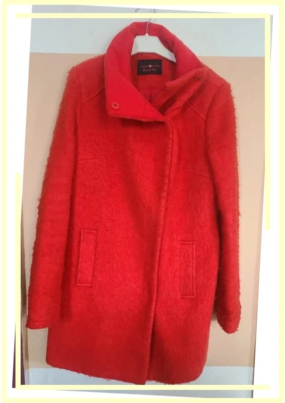 Manteaux rouge taille M