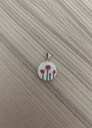 Kettenanhänger mit Blumenmotiv, état: Neuf sans étiquette, 3,00 €, 3,85 € Protection acheteurs incluse