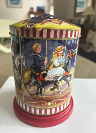 Vintage musical carousel tin - collectable, brand: Weiss, condition: Good, £4.00, £4.90 includes Buyer Protection