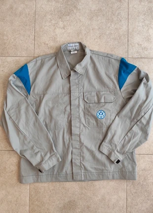 Y2k Jacket working JNCO graphic vintage motor BMW Volkswagen grey luxury old money rare 00s. XL, brand: Volkswagen, condizioni: Ottime, taglia: XL, €25.00, €26.95 include la Protezione acquisti