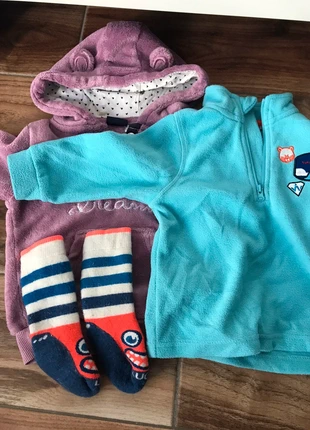 Lot de polaires chaussettes ski taille 12/18 mois, brand: Wanabee, condition: Very good, size: 12-18 months / 80 cm, €4.00, €4.90 includes Buyer Protection