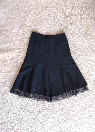 Midnight Lace Dream 🌙 Jupe évasée élégante dentelle noire🌹, marke: Zara, zustand: Sehr gut, größe: L / 40 / 12, 10,00 €, 11,20 € inklusive Vinted-Käuferschutz