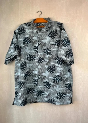 Chemise hawaïenne Vintage été manche courte  motif palmier fleur - bleu marine - L homme, marque: Vintage Dressing, état: Très bon état, taille: L, 10,80 €, 12,04 € Protection acheteurs incluse
