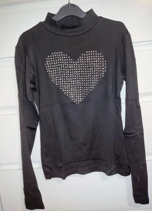 🇵🇹 Camisola térmica com tachas/suéter térmico cuello alto tachuelas/pull thermique col montant clous, marca: Local, estado: Nuevo sin etiquetas, tamaño: S / 36 / 8, 3,00 €, 3,85 € Protección al comprador incluida