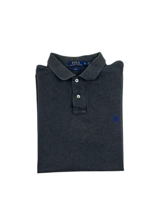 Polo Ralph Lauren homme gris anthracite slim fit logo violet - Taille XL, marque: Ralph Lauren, état: Très bon état, taille: XL, 20,00 €, 21,70 € Protection acheteurs (Pro) incluse