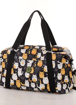 Cats Fitness Travel Bag Men Women Holdall Bag Girls Boys Unisex Gym Bag Shoulder strap, brand: Unbranded, condition: New with tags, £12.99, £14.34 includes Buyer Protection