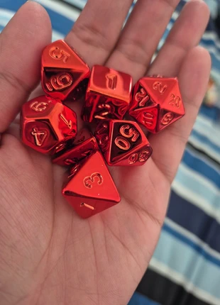 Red dnd dice set, brand: Dice, condition: New without tags, £5.00, £5.95 includes Buyer Protection