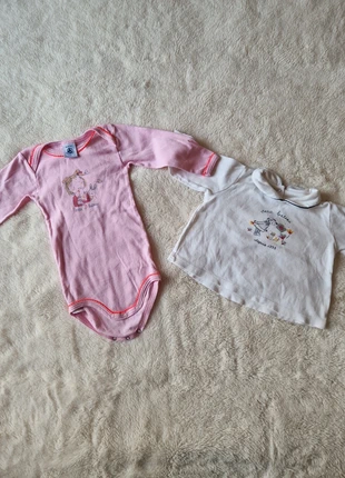 Lot body Tee-shirt Petit Bateau, marque: Petit Bateau, état: Très bon état, taille: 6-9 mois / 68 cm, 5,00 €, 5,95 € Protection acheteurs incluse