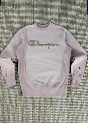 Sweat Crewneck Champion Rose Pale logo relief style Tufting Taille S, marke: Champion, zustand: Sehr gut, größe: S / 36 / 8, 20,00 €, 21,70 € beinhaltet Vinted-Käuferschutz Pro