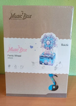 Puzzle noria musical, brand: Robotime, condizioni: Nuovo con cartellino, taglia: Prematuri, fino a 44 cm, €28.00, €30.10 include la Protezione acquisti