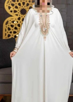Abaya ramadan jelaba neuve blanche, estado: Muito bom, tamanho: Tamanho único, €42.00, €44.80 inclui Proteção do Comprador