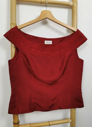 Top en pure soie Zapa, brand: ZAPA, condition: Very good, size: XL / 42 / 14, €30.00, €32.20 includes Buyer Protection