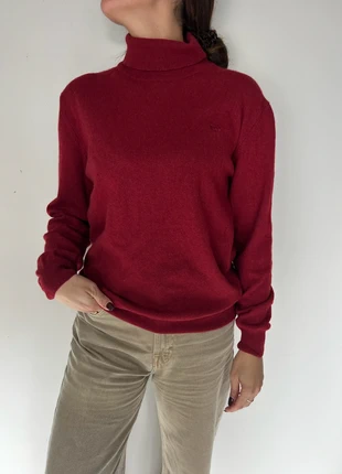 Pull col roulé rouge Sergio Tacchini en laine & cachemire, marque: Sergio Tacchini, état: Très bon état, taille: L / 40 / 12, 18,00 €, 19,60 € Protection acheteurs incluse