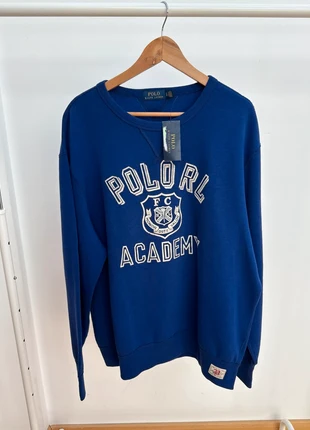 Sudadera Polo Ralph Lauren “Academy” azul (talla XL), marca: Ralph Lauren, estado: Nuevo con etiquetas, tamaño: XL, 68,00 €, 72,10 € Protección al comprador incluida