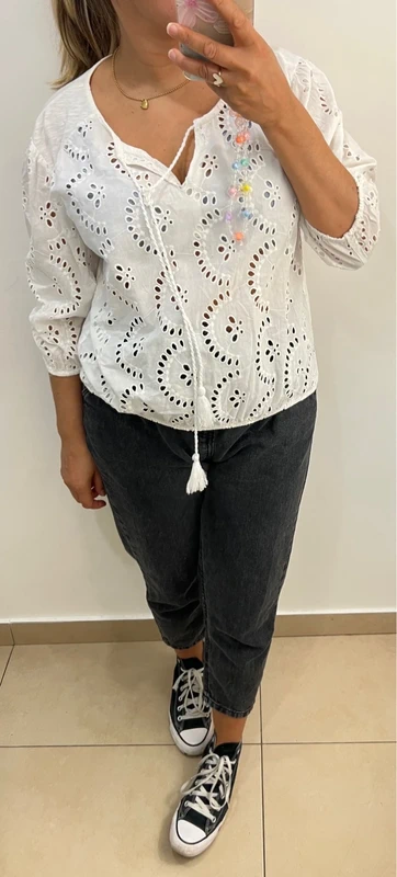 Blouse en broderie anglaise springfield - photo numéro 6
