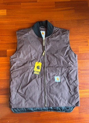 Brown Work jacket carhartt senza maniche smanicati, brand: Carhartt, condizioni: Nuovo con cartellino, taglia: S, €55.00, €58.45 include la Protezione acquisti