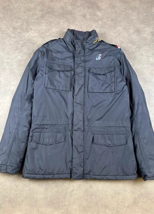 Doudoune réversible K-Way bleu marine matelassée taille M homme, brand: K-Way, condition: Very good, size: M, €73.00, €77.35 includes Buyer Protection