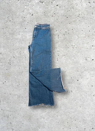 👖 Jeans Baggy  con Orli Sfrangiati – Mango, marca: Mango, estado: Novo sem etiquetas, tamanho: XS / 34 / 6, €10.00, €11.20 inclui Proteção do Comprador