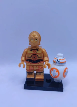 Figurines type Lego star wars, C-3PO et BB-8, merk: Star Wars, staat: Nieuw zonder prijskaartje, maat: 7 jaar / 122 cm, € 4,99, € 5,94 inclusief Kopersbescherming