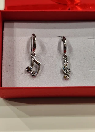 Orecchini a cerchio musicali, merk: Argento, staat: Heel goed, € 10,00, € 11,20 inclusief Kopersbescherming