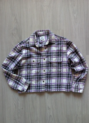 Chemise flanelle Obey carreaux violet gris blanc femme taille S, brand: Obey, condition: Very good, size: S / 36 / 8, €20.00, €21.70 includes Buyer Protection
