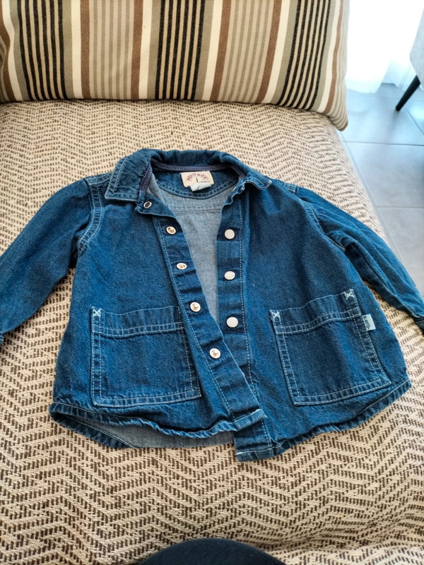 Veste en jean petit boy 18 mois - photo numéro 4